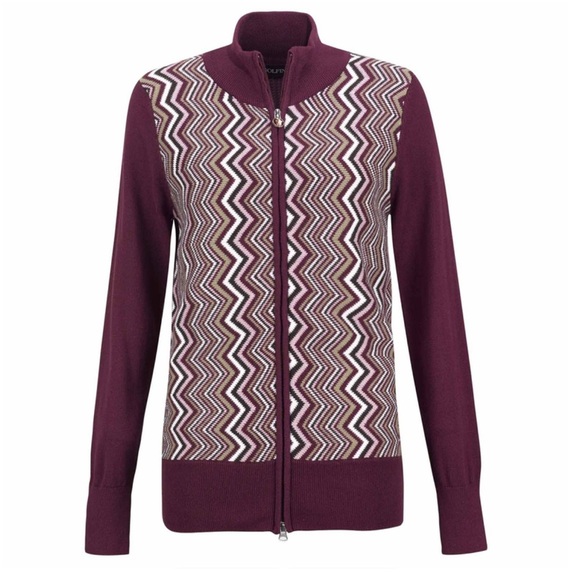 Golfino k Zip up Front Knit Sweater Cardigan p1. - Picture 5 of 16